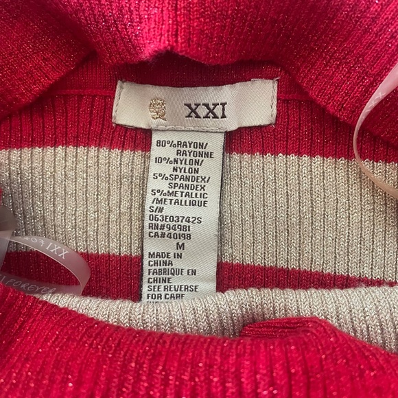 💰F21 metallic tube top - Picture 8 of 8